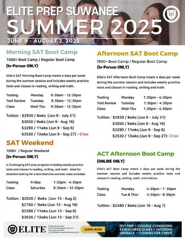 Summer 2025 Schedule 1of2 v1 - G