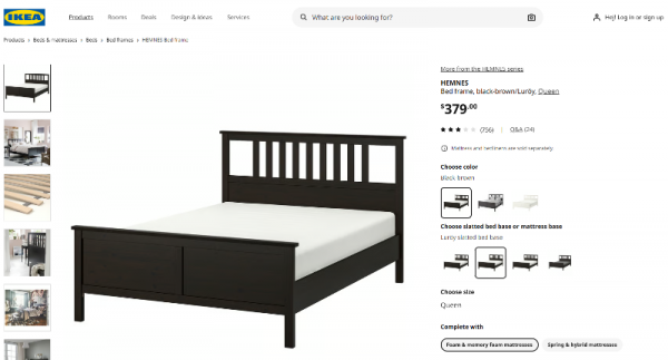 Ikea HEMNES Bed (Queen).png