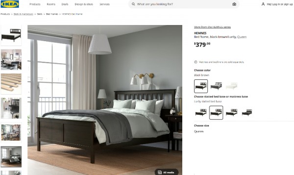 Ikea HEMNES Bed (Queen).png
